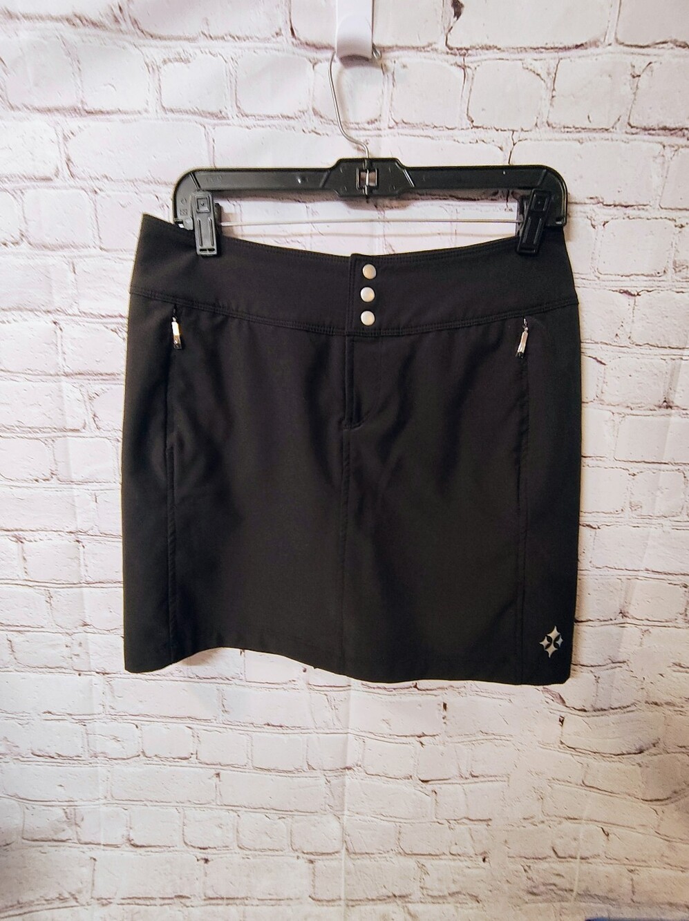 Jofit Signature Skort Medium Black Tennis Golf Lined Active Skort Pockets